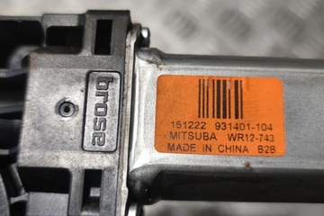 MOTOREK OKNO PŘEDNÍCH LEVÝCH DVEŘE DODGE DURANGO 931401 5.7L GASOLINE