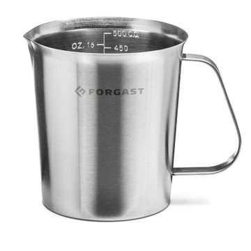 DZBANEK MIARKA STALOWY 0,5 L FORGAST FG11025