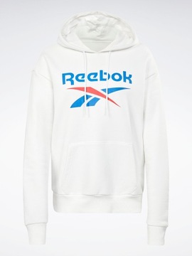 REEBOK Bluza Identity Big Logo H54749 Biały Loose Fit