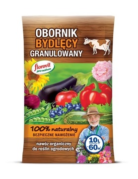 Obornik bydlęcy granulowany Florovit Pro Natura 10 l