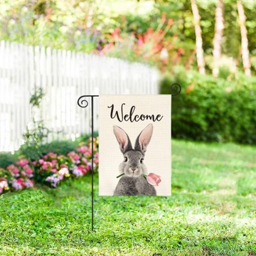 ПАСХАЛЬНОЕ УКРАШЕНИЕ КРОЛИКОВ САДОВОГО ФЛАГА