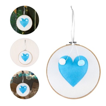1pc Kreatywny wełny wisiorek Serce Wall Art