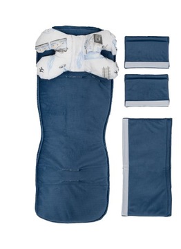 JACKMAR ДВУСТОРОННЯЯ ВСТАВКА ДЛЯ КОЛЯСКИ, 5 ЭЛЕМЕНТОВ