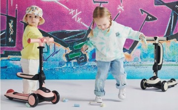 Самокат KINDERKRAFT 2в1 HALLEY со светодиодной подсветкой 24м+