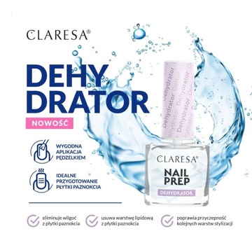 Claresa Nail Prep deгидратor 5мл обезжириватель для ногтей