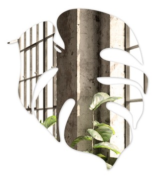 LUSTRO akrylowe monstera liść 20x23 LZ-103