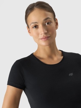 ФУТБОЛКА 4F ЖЕНСКАЯ СПОРТИВНАЯ ФУТБОЛКА, ХЛОПОК SS24