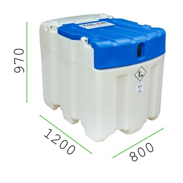 Zbiornik mobilny AdBlue 600L Professional Pompa PIUSI z licznikiem Nalewak