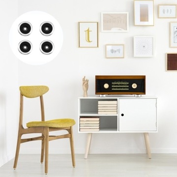 Изоляционные шипы для динамиков проигрывателей, алюминиевых саундбаров, 4 шт.