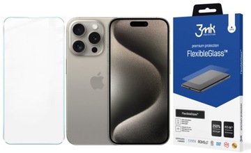 3mk Flexibleglass Szkło do iPhone 15 Pro Max 6,7