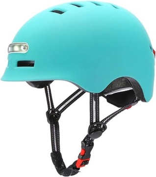 LED światło rowerowe kask rowerowy elektryczny deskorolka koło, M