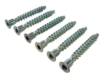 500x Шуруп для дерева KONFIRMAT 6,4 x 50 мм HAFELE