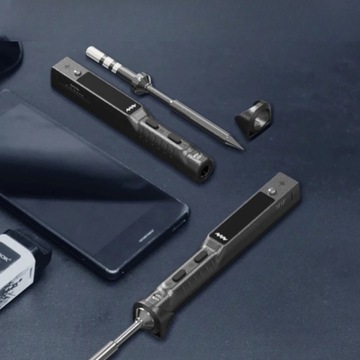 Портативный цифровой паяльник Miniware TS101 с жалом B2, 65 Вт, 90 Вт, USB C