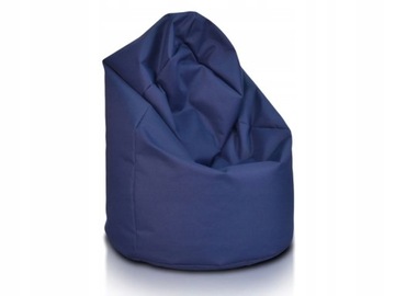 140x100 NOWOCZESNA PUFA DO POKOJU NIEBIESKI WOREK