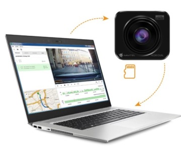 Navitel AR280 ДВОЙНОЙ рекордер, задняя камера + карта 64 ГБ