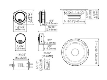 JBL 4 ДИНАМИКА КРОССОВЕРЫ VW GOLF 5 JETTA TIGUAN TOURAN SKOD OCTAVIA ПЕРЕДНИЕ+T
