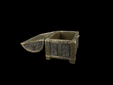 НОРДИЧЕСКИЙ СУНДУК ДЛЯ КАРТ БРЕНД VERONESE WU77832A4 СКУЛЬПТУРА БРОНЗА