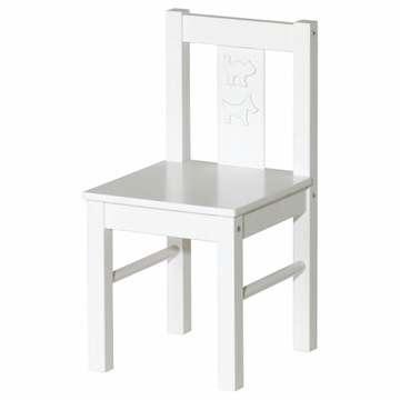 IKEA KRITTER Krzesełko dziecięce biały