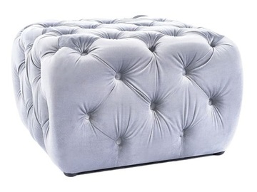 PUF SOPHIA VELVET JASNY SZARY BLUVEL 03