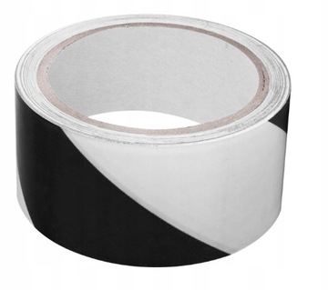 ПВХ напольная лента 50 мм 33 млн черно -черный до линии маркировки