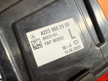 Mercedes S klasės W223 EU galinis kairysis LED žibintas bagažinės dangtyje A223906290 – nuotrauka 10