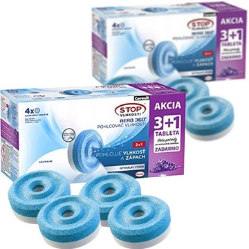 Ceresit Pochłaniacz Stop Wilgoci AERO 360 Tabletki + 1 LAWENDA x2