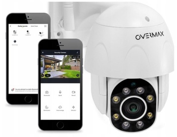 НАРУЖНАЯ ВРАЩАЮЩАЯСЯ IP-КАМЕРА WiFi 4-кратный ЗУМ Full HD
