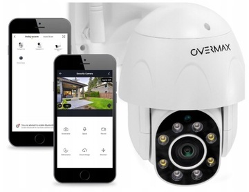 KAMERA ZEWNĘTRZNA OBROTOWA IP WiFi CAMSPOT 4.9 FULL HD MONITORING RJ-45 IR