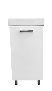Szafka z umywalką 40x22 front lakier stojąca nóżki