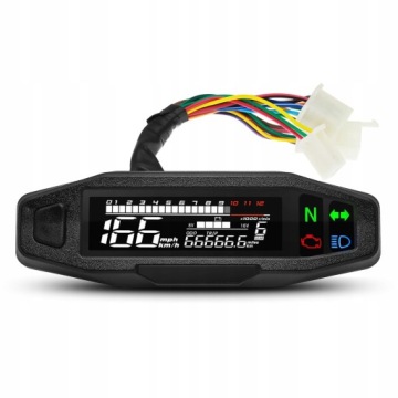 МОТОЦИКЛЕТНЫЙ СПИДОМЕТР LCD МИНИ