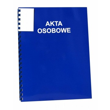 Teczka do akt osobowych z bindą zewnętrzną Konfex