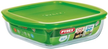 NACZYNIE ŻARO Z POKRYWKĄ COOK & STORE PYREX