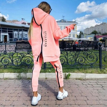 Winter 2023 Oversized Tracksuit Back Zipper Long H