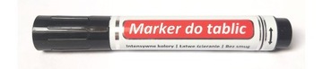Marker pisak do tablic suchościeralny czarny