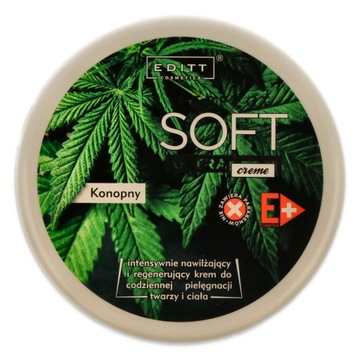 KREM KONOPNY SOFT NAWILŻAJĄCY DO TWARZY