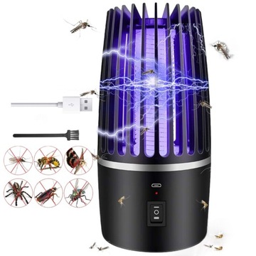 MOSKITIERA Z USB I LAMPĄ UV DO ODSTRASZANIA INSEKTÓW 2000MAH