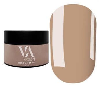 Valeri Base COLOR 48, 30ml KRYJĄCA BAZA NUDE BEŻ