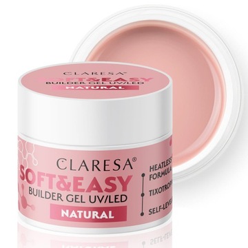 Claresa ŻEL BUDUJĄCY Soft&Easy NATURAL 45g