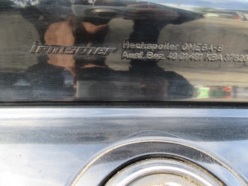 OPEL OMEGA FL B C SEDAN SPOILER VÍKO KUFRU ZADNÍ IRMSCHER