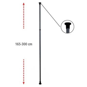 ГАРДЕРОБНОЕ КОЛЬЦО, конструкция 165-300 см, WENKO