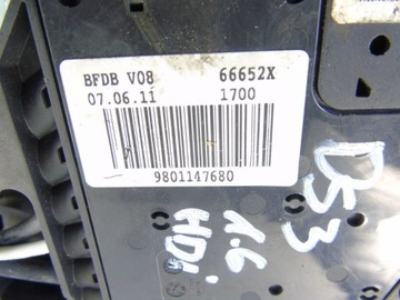 CITROEN DS3 1.6 HDI KLIKA SKŘÍŇKA 9801147680