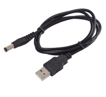 Kabel USB z wtykiem 2.1/5.5 l=120cm