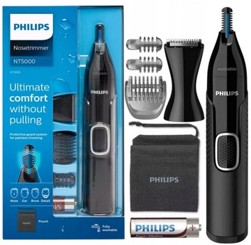 TRYMER PHILIPS DO USZU BRWI NOSA BRODY+ETUI GRATIS