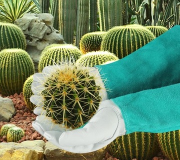 STRONG Длинные садовые перчатки Кожаные садовые перчатки ЖЕНЩИНЫ (XS)