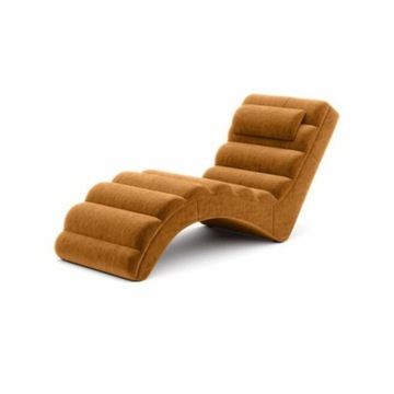 TAPICEROWANY WYGODNY FOTEL HARMONYRELAX - LUKSUSOWY SZEZLONG 68X79X167 CM