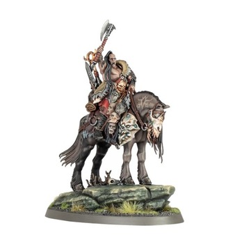 Darkoath Chieftain on Warsteed - wypraska, 1 model
