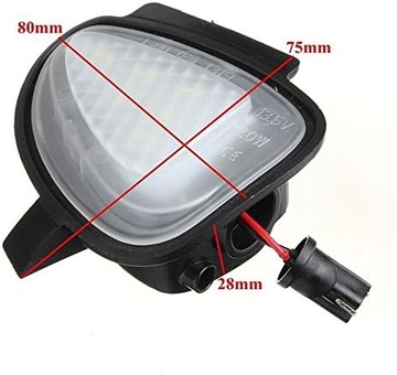 СВЕТОДИОДНАЯ ПОДСВЕТКА ЗЕРКАЛА VW GOLF VI TOURAN TIGUAN JETTA EOS TIGUAN SHARAN
