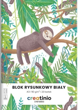 BLOK RYSUNKOWY CREATINIO A3/20K BIAŁY