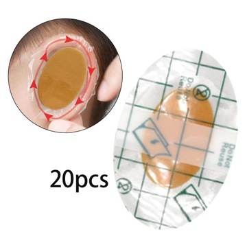 20 шт. Наклейки на уши Мягкие водонепроницаемые защитные наушники