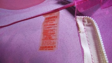 Superdry розовая сумка-шоппер новая большая прозрачная выгодная сделка